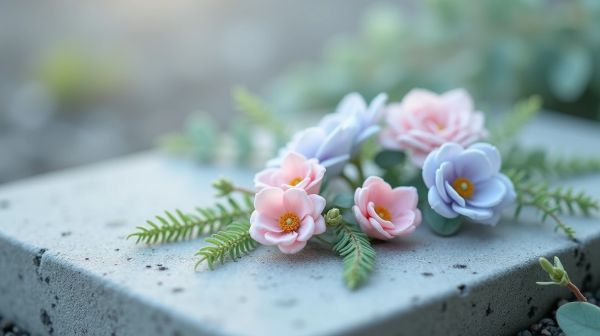 Pourquoi choisir des fleurs céramiques pour une tombe durable